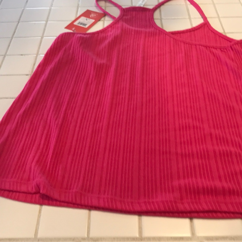 Hot pink tank top